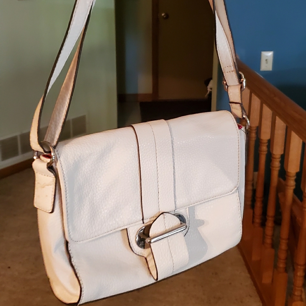 Cosmopolitan White Crossbody/Shoulder Bag